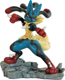 Pokémon: collezione con statuina Mega Lucario-ex